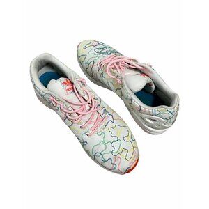 Adidas ZX Flux Torsion Custom Art Running Shoes Mens 11.5 Sneakers Kicks Vibrant
